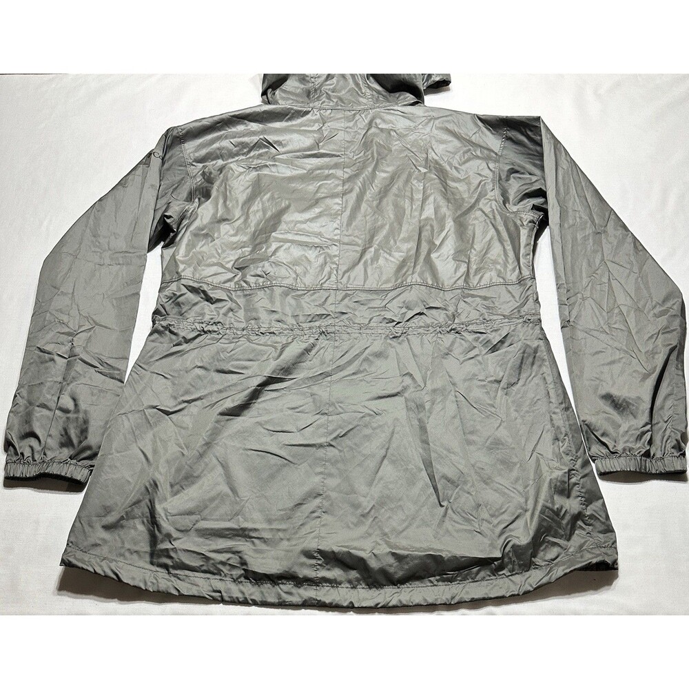 Purdue Boilermakers Columbia Gray Windbreaker Jacket Hooded Womens Large - Picture 6 of 12